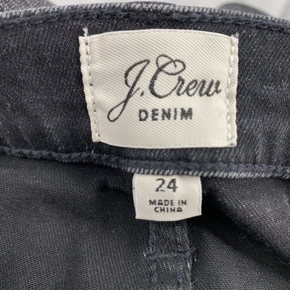 J‎ Crew Black 10” High Rise Toothpick Skinny 24 - Picture 6 of 6